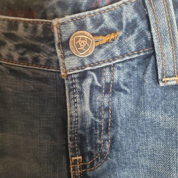 Ariat Ruby Boot Cut Jeans Women's 28 Long Blue Denim Western Cowgirl Workwear - Picture 8 of 14